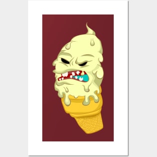 Ghost Ice Cream Posters and Art